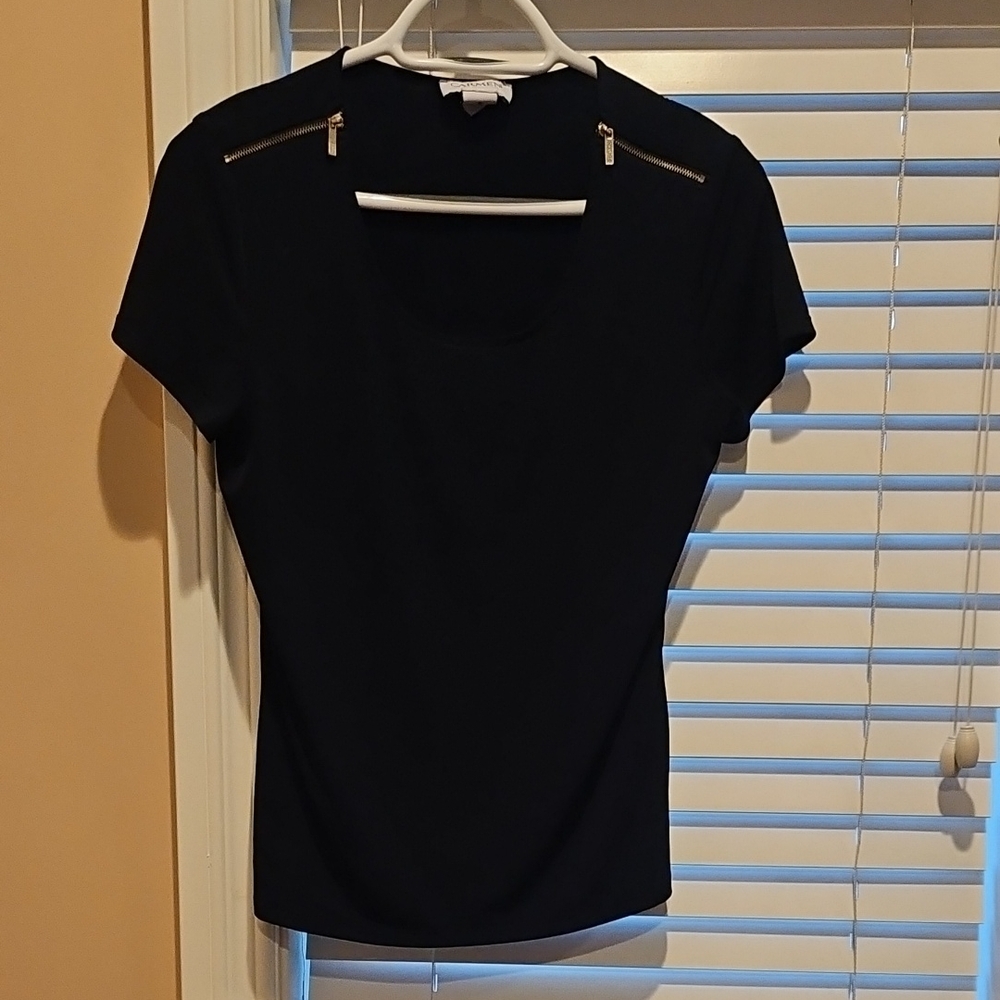 Elegant Black Women's Top
